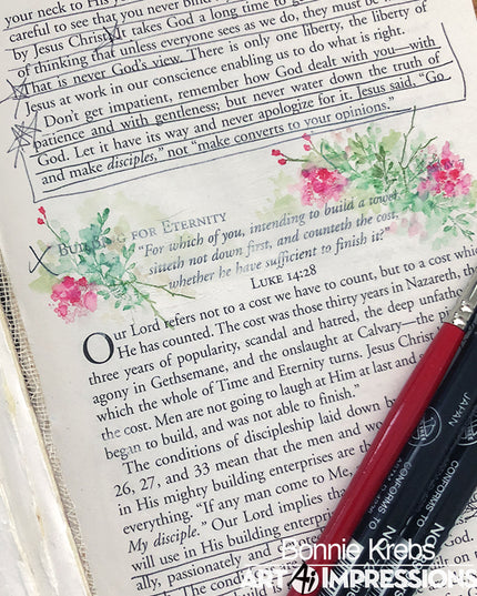 SELLO BIBLE FLOWER