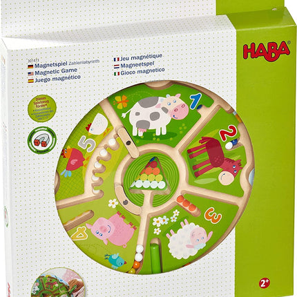 NUMBER MAZE MAGNETIC GAME