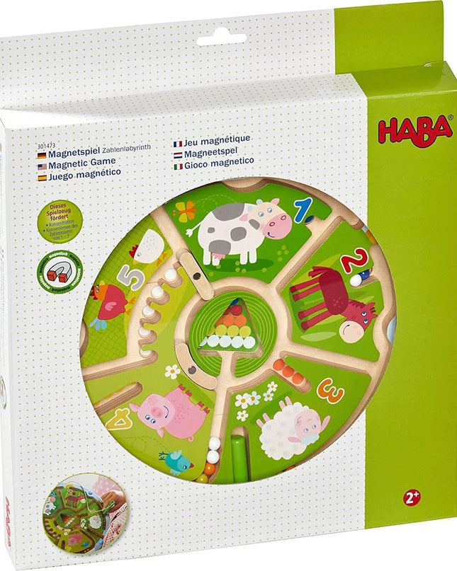 NUMBER MAZE MAGNETIC GAME
