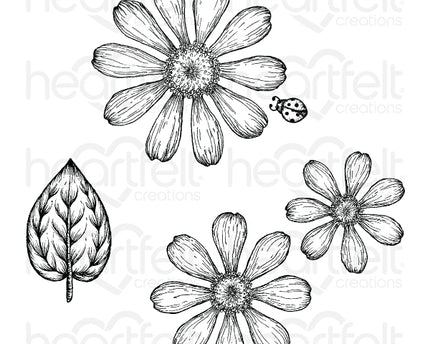 HEARTFELT - SELLOS LARGE GARDEN ZINNIA 4 PCS