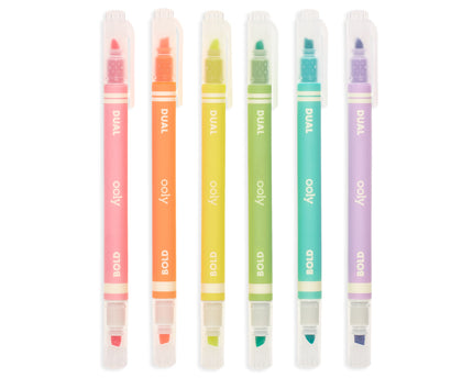 OOLY - SET DE RESALTADORES DOBLES 6CLRS