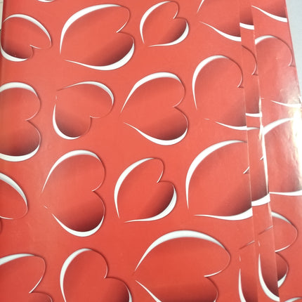 PAPEL DE REGALO CORAZONES 19"X25"