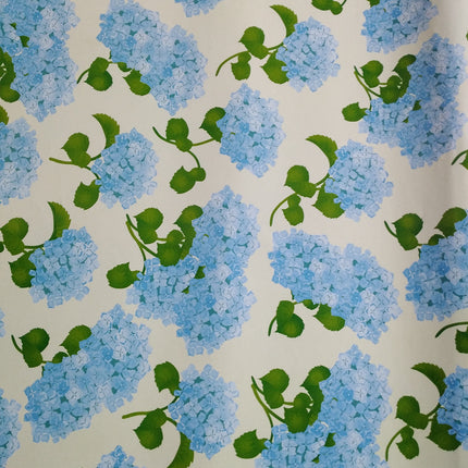 PAPEL DE REGALO HORTENSIA AZUL 19"x25"