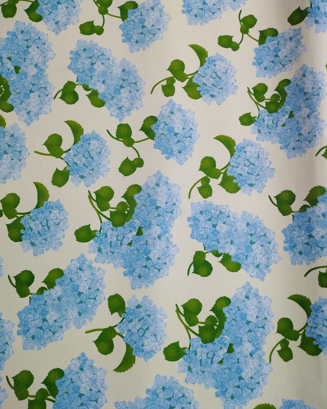 PAPEL DE REGALO HORTENSIA AZUL 19"x25"