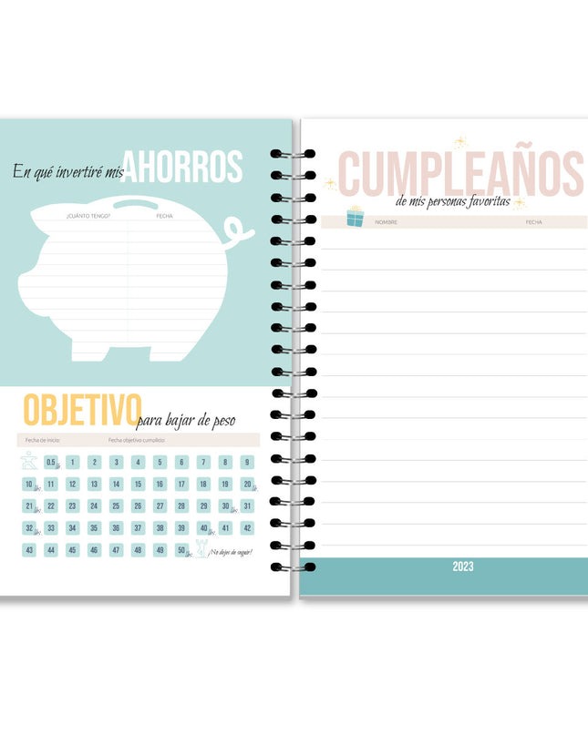 AGENDA TRENDY 2023 DOG BROWN
