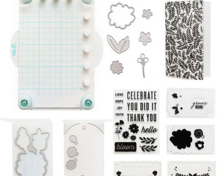KIT DE ESTAMPADO, TROQUELADO Y GRABADO FLORAL