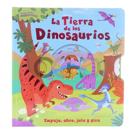 LIBRO AVENTURAS INTERACTIVAS - LA TIERRA DE LOS DINOSAURIOS