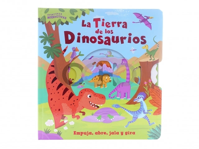 LIBRO AVENTURAS INTERACTIVAS - LA TIERRA DE LOS DINOSAURIOS