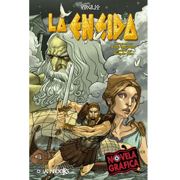 LIBRO LA ENEIDA - NOVELA GRAFICA