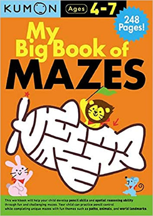 LIBRO MY BIG BOOK OF MAZES-KUMON