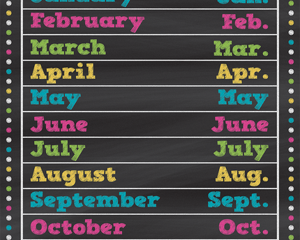 LAMINA MONTHS OF THE YEAR