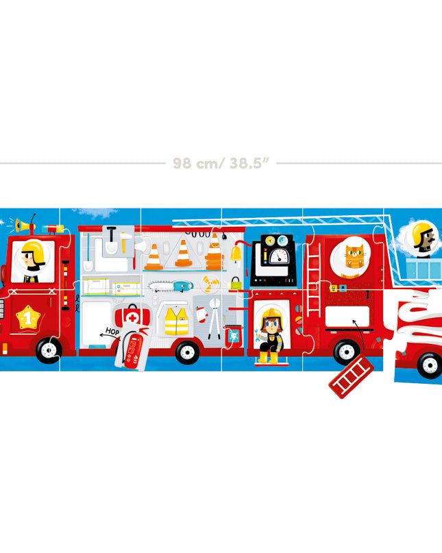 ROMPECABEZA MAKE A MATCH FIRE TRUCK 23PZS