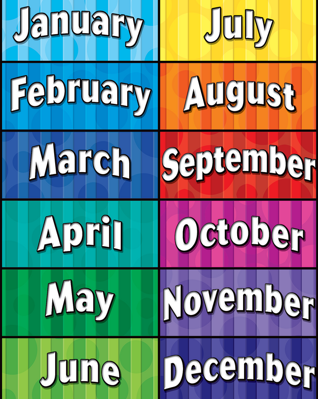 LAMINA MONTHS OF YEAR