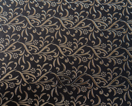 PAPEL DECORADO NEGRO C/PLATEADO 22 X 29 PULG