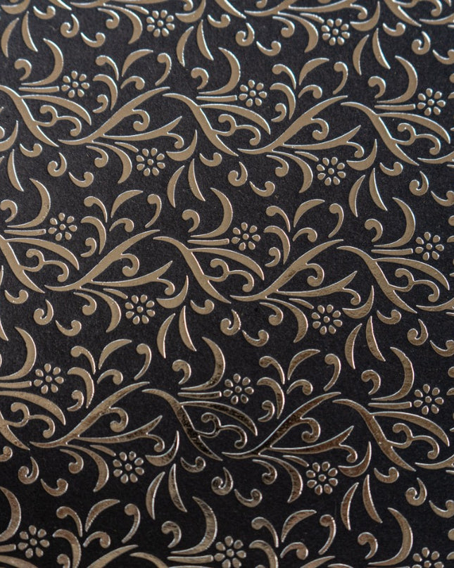 PAPEL DECORADO NEGRO C/PLATEADO 22 X 29 PULG