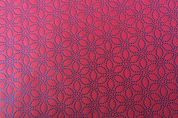PAPEL ARTESANAL ROSADO DISEÑO FLORES 22X29PULG