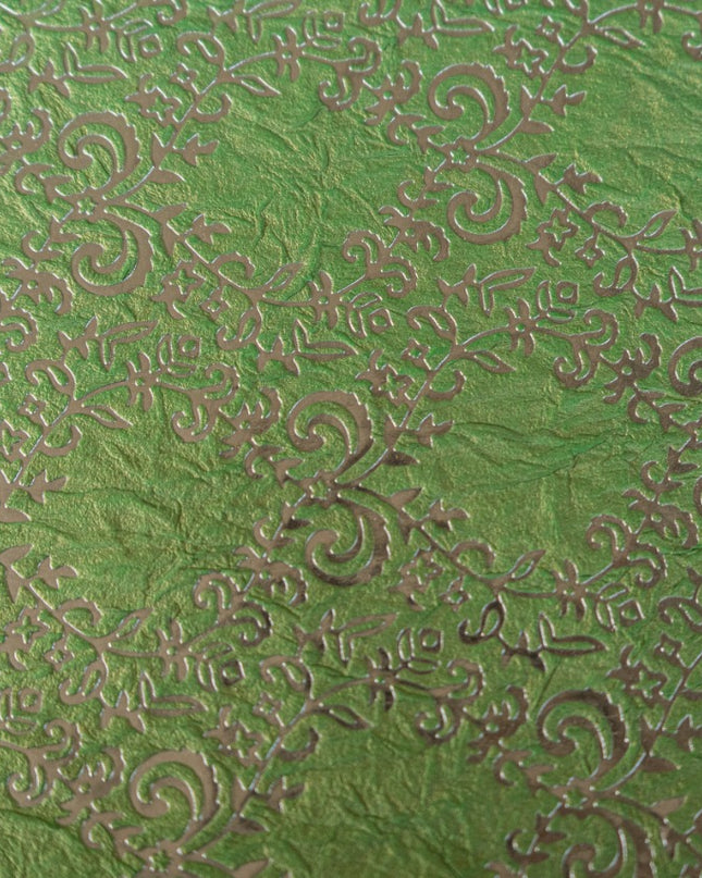 PAPEL DECORADO VERDE PLATA 22 X 29 PULG