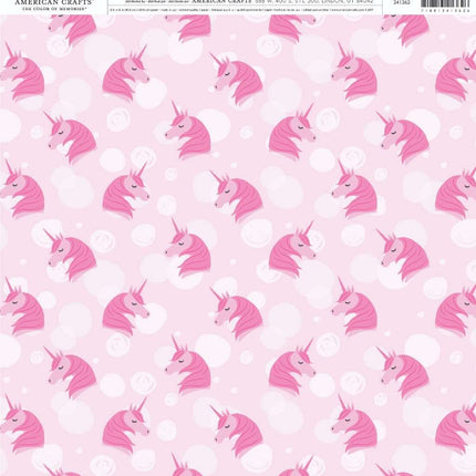 PONY ROSADA-PAPEL SCRAPBOOK