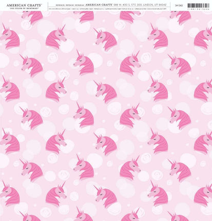 PONY ROSADA-PAPEL SCRAPBOOK