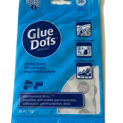 ADHESIVO PERMANENTE 36 PC-GLUE DOTS