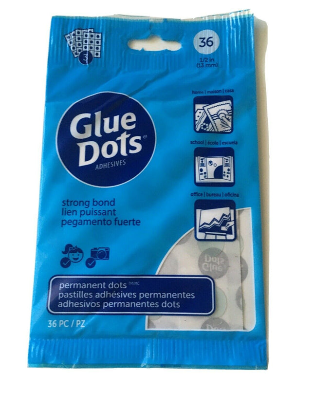 ADHESIVO PERMANENTE 36 PC-GLUE DOTS