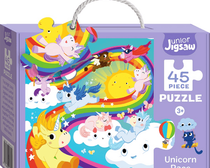 ROMPECABEZA UNICORN RACE JUNIOR JIGSAW 45PZ