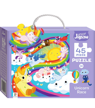 ROMPECABEZA UNICORN RACE JUNIOR JIGSAW 45PZ
