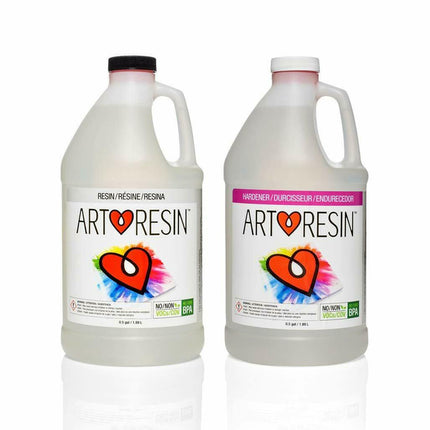 KIT DE RESINA Y ENDURECEDOR 1 GALON ARTESIN