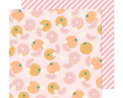 PAPEL ESTAMPADO DOBLE CARA 12 X 12 DULCE Y AGRIO