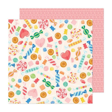 PAPEL ESTAMPADO DOBLE CARA 12 X 12 FANTASTICO ¡QUE DULCE!