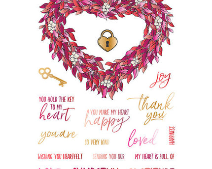 SELLO HEART WREATH