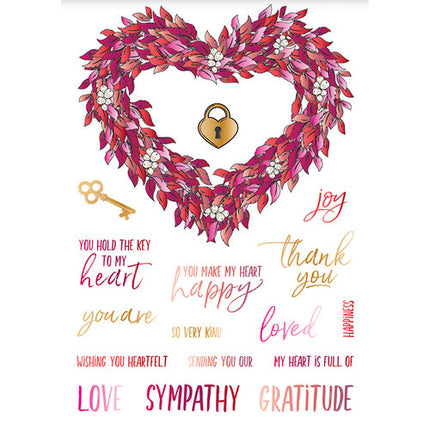 SELLO HEART WREATH