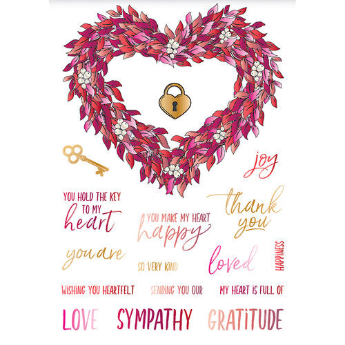 SELLO HEART WREATH