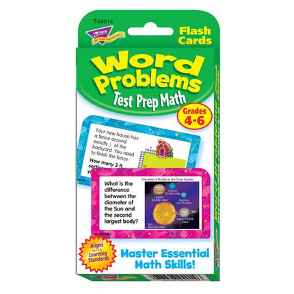 FLASH CARDS WORD PROBLEMS GRADES 4-6