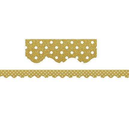 BORDE GOLD SHIMMER POLKA DOTS