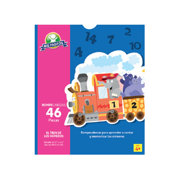 ROMPECABEZA EL TREN DE NUMEROS 46 Piezas