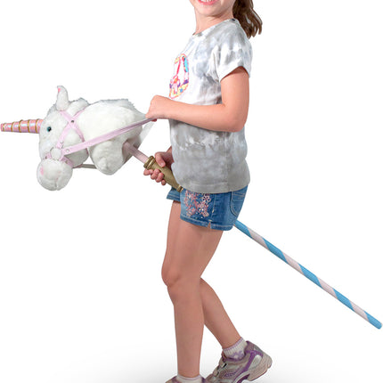 CABALLO DE UNICORNIO MELISSA & DOUG / PRANCEN PLAY STICK UNICORN