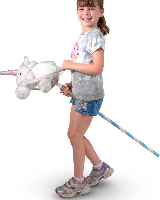 CABALLO DE UNICORNIO MELISSA & DOUG / PRANCEN PLAY STICK UNICORN