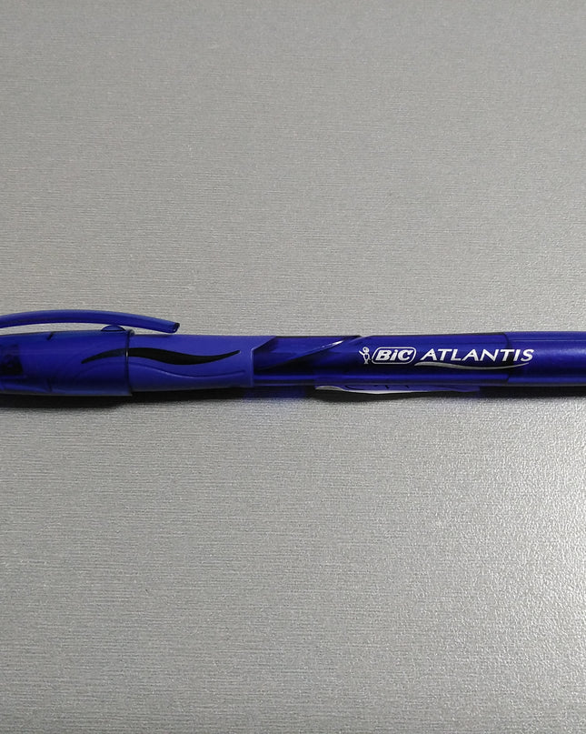 BOLÍGRAFO CON GRIP AZUL ATLANTIS BIC