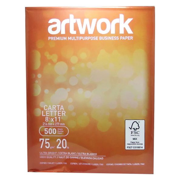 RESMA DE PAPEL BOND ARTWORK T/C