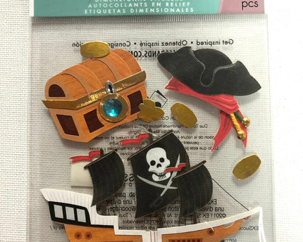 STICKERS TESORO DE PIRATA