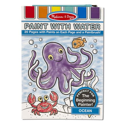 LIBRO PAINT WITH WATER OCEANO M&D