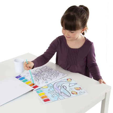 LIBRO PAINT WITH WATER OCEANO M&D