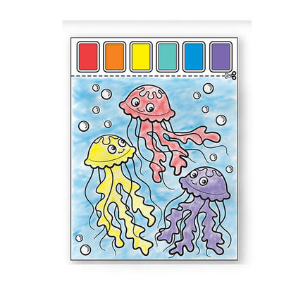 LIBRO PAINT WITH WATER OCEANO M&D