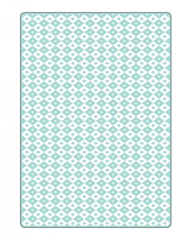 TEXTURED EMBOSSING FOLDER DIAMANTES
