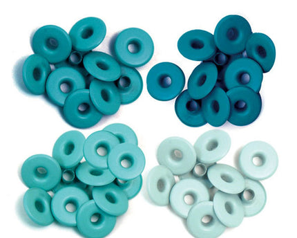 OJALES ANCHOS COLOR AQUA 1.3CM X 0.5CM