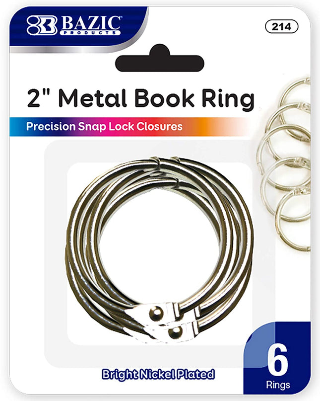 AROS DE METAL 2" 6PC