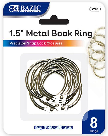 AROS DE METAL BAZIC 1.5" 8PZ