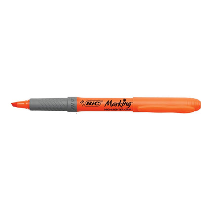 RESALTADOR NARANJA C/GRIP BIC