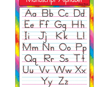 LAMINA MANUSCRIPT ALPHABET